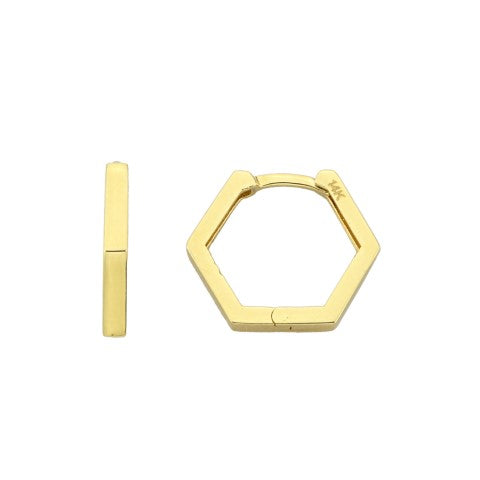 14KY PLAIN GOLD  EARS