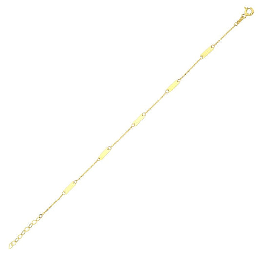 14KY PLAIN GOLD  BRAC