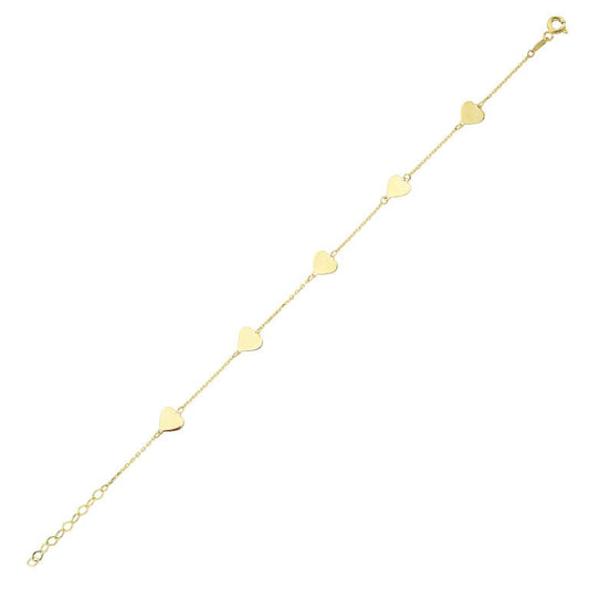 14KY PLAIN GOLD  BRAC