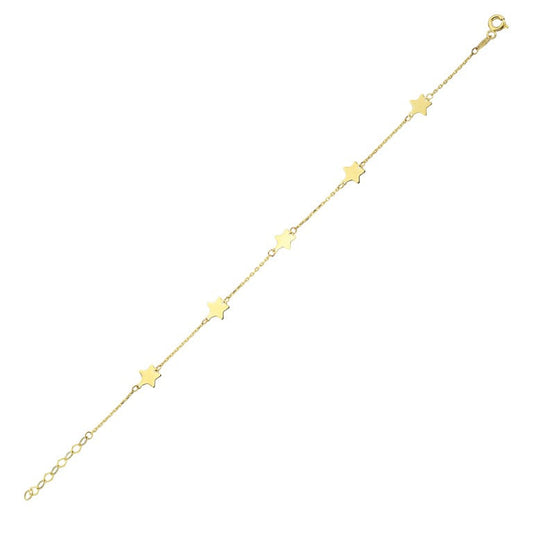 14KY PLAIN GOLD  BRAC