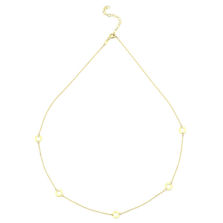 14KY PLAIN GOLD  NECK