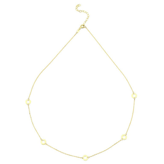 14KY PLAIN GOLD  NECK
