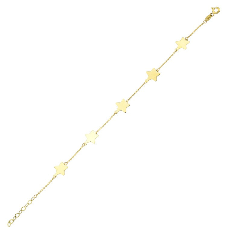 14KY PLAIN GOLD  BRAC