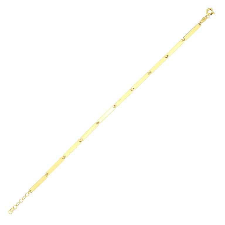 14KY PLAIN GOLD  BRAC