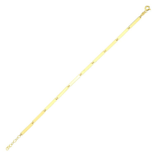 14KY PLAIN GOLD  BRAC