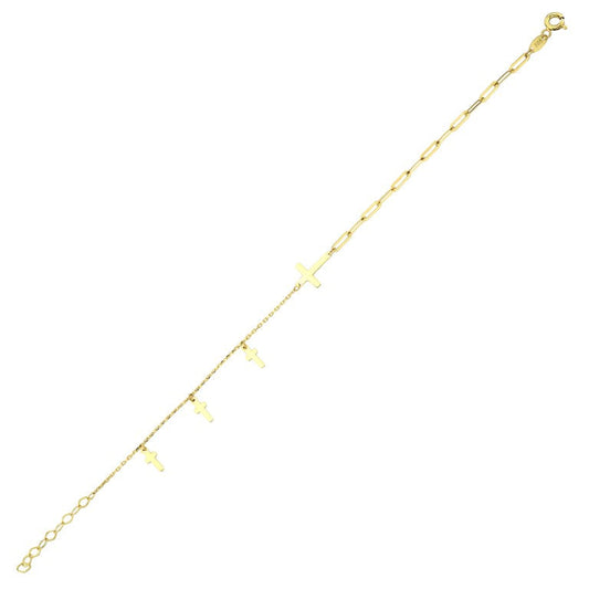 14KY PLAIN GOLD  BRAC