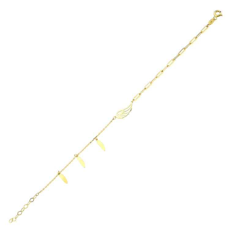 14KY PLAIN GOLD  BRAC