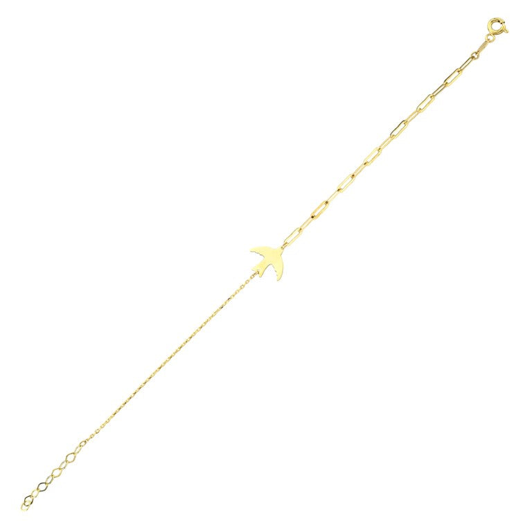 14KY PLAIN GOLD  BRAC