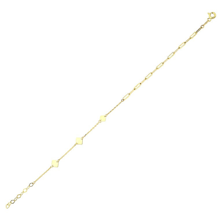 14KY PLAIN GOLD  BRAC