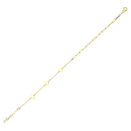 14KY PLAIN GOLD  BRAC