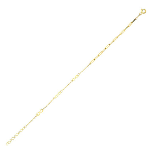 14KY PLAIN GOLD  BRAC