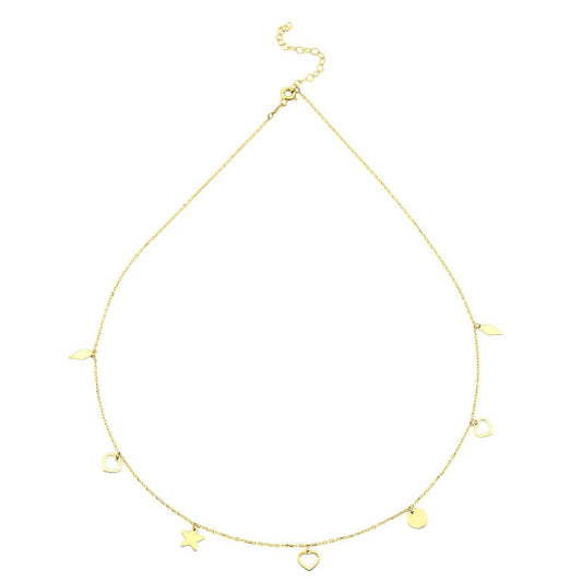 14KY PLAIN GOLD  NECK