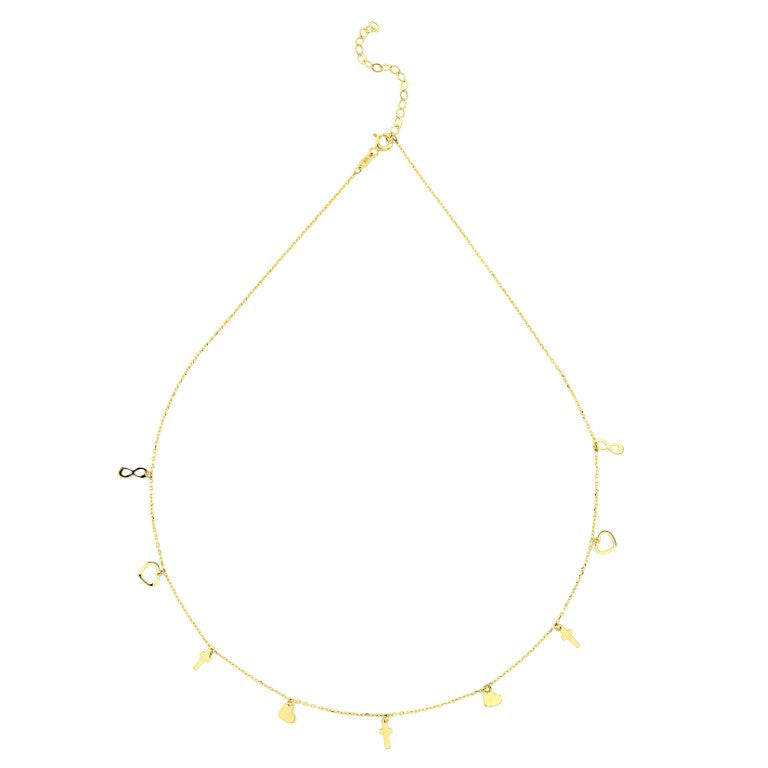 14KY PLAIN GOLD  NECK
