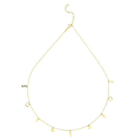 14KY PLAIN GOLD  NECK