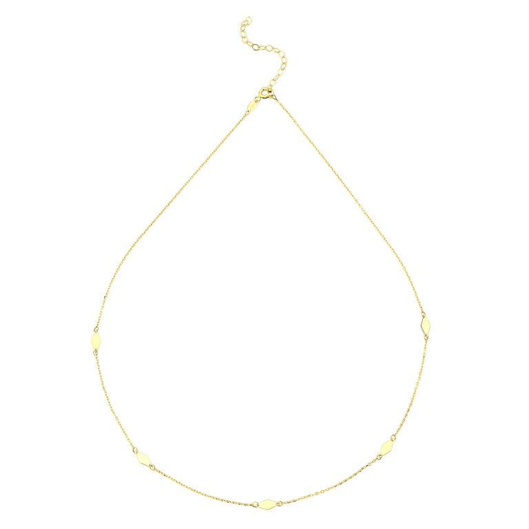 14KY PLAIN GOLD  NECK