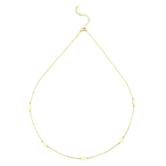14KY PLAIN GOLD  NECK