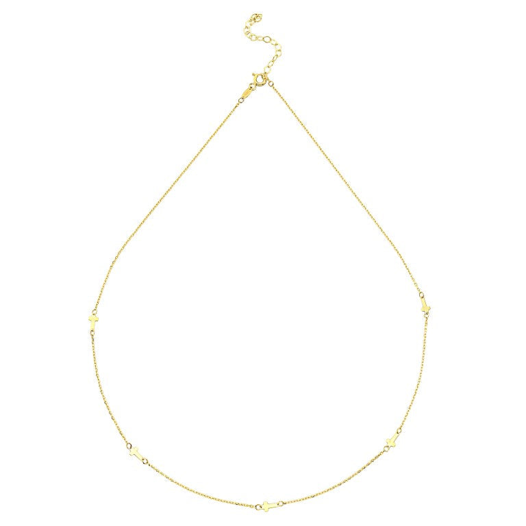 14KY PLAIN GOLD  NECK