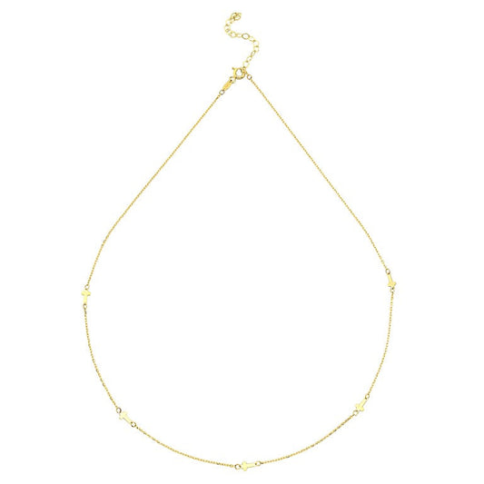 14KY PLAIN GOLD  NECK