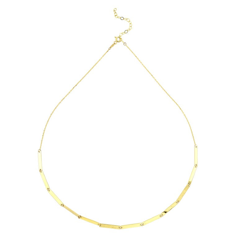 14KY PLAIN GOLD  NECK