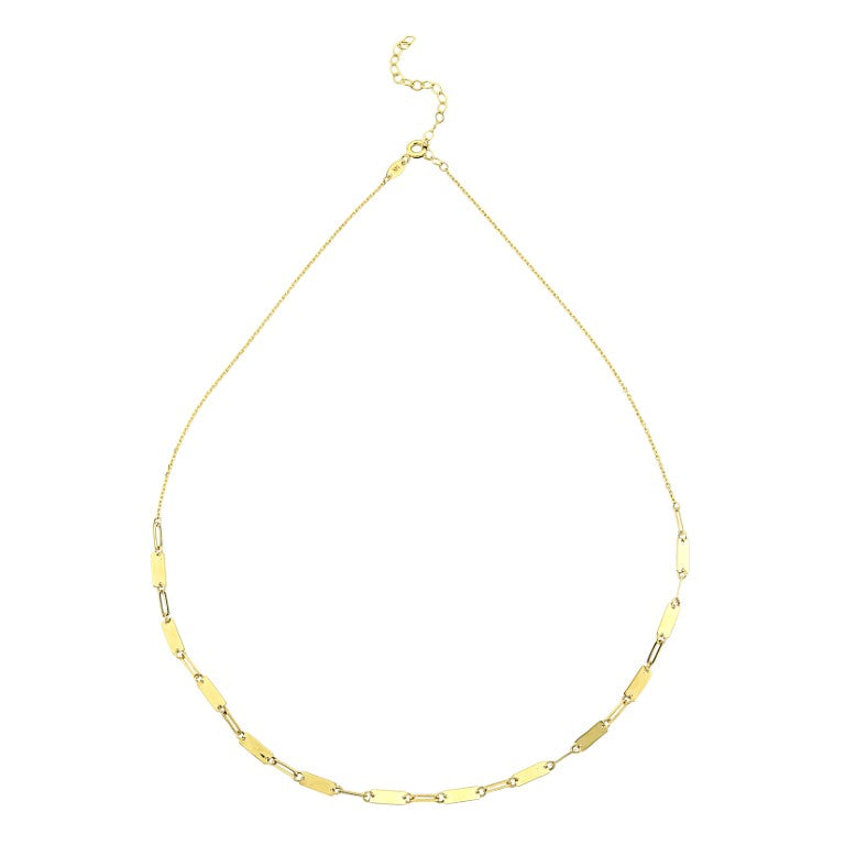 14KY PLAIN GOLD  NECK