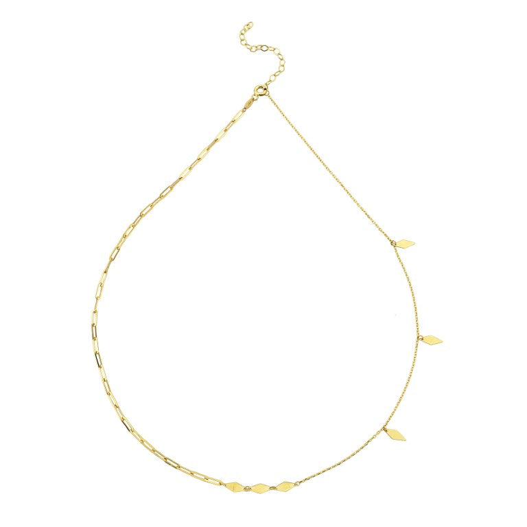 14KY PLAIN GOLD  NECK