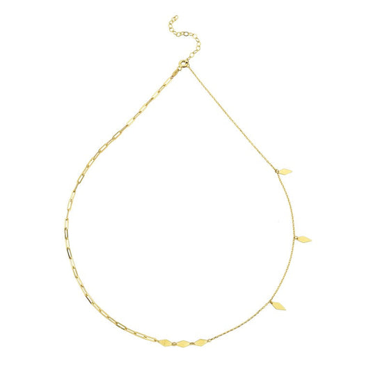 14KY PLAIN GOLD  NECK