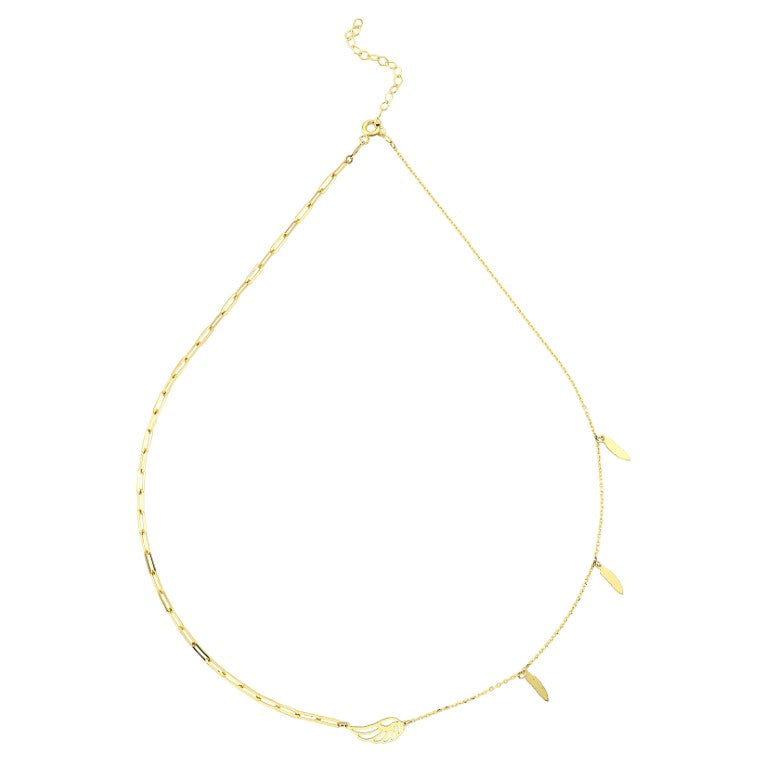 14KY PLAIN GOLD  NECK
