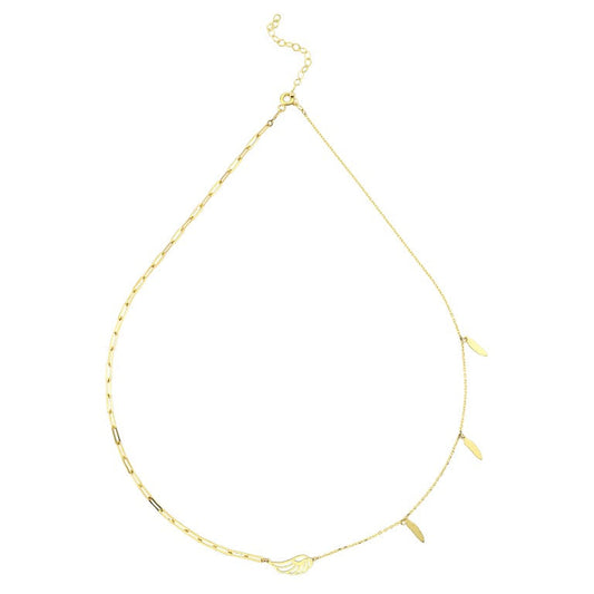 14KY PLAIN GOLD  NECK