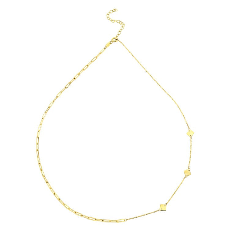 14KY PLAIN GOLD  NECK