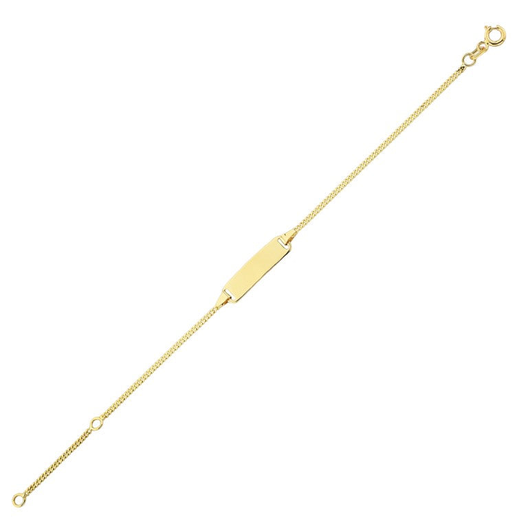 14KY PLAIN GOLD  BRAC