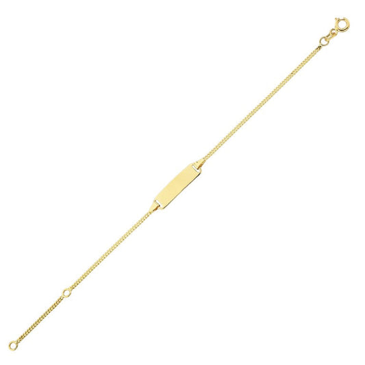 14KY PLAIN GOLD  BRAC
