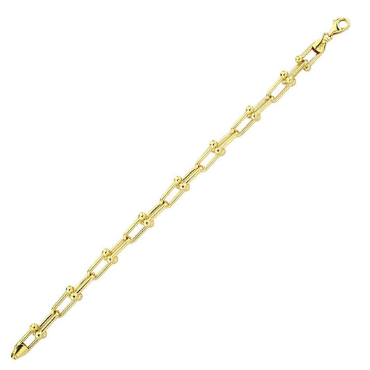 14KY PLAIN GOLD  BRAC