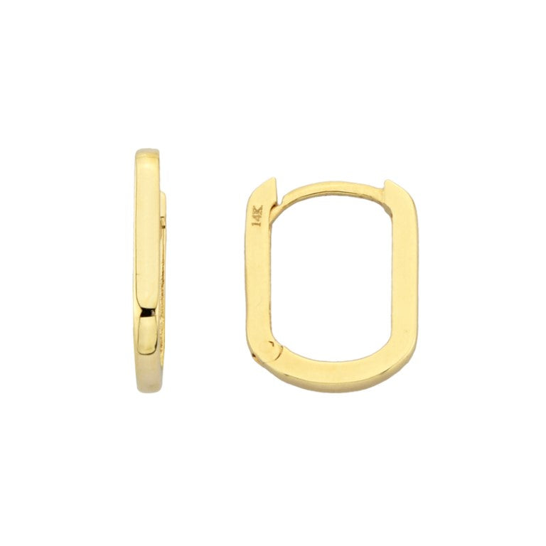 14KY PLAIN GOLD  EARS