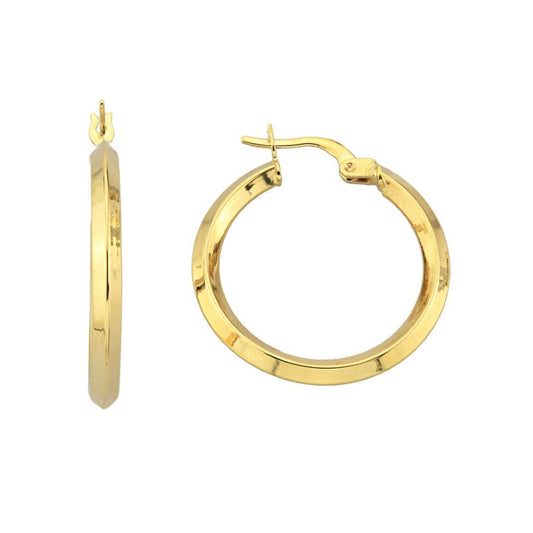 14KY PLAIN GOLD  EARS