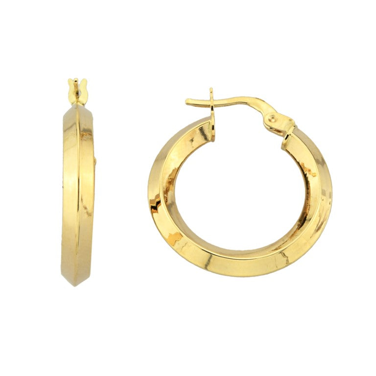 14KY PLAIN GOLD  EARS