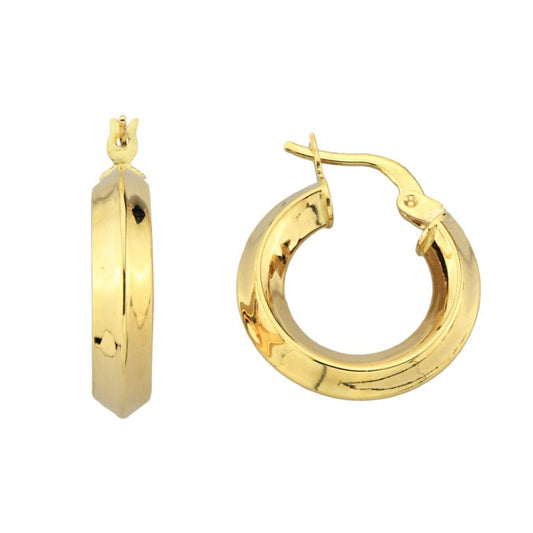 14KY PLAIN GOLD  EARS
