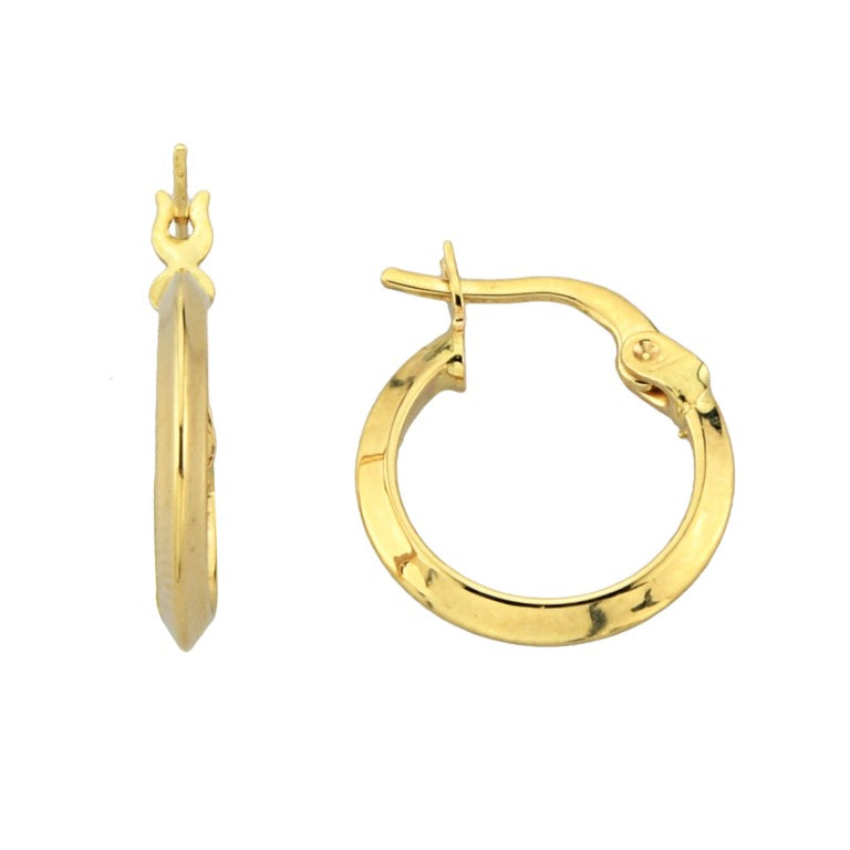 14KY PLAIN GOLD  EARS
