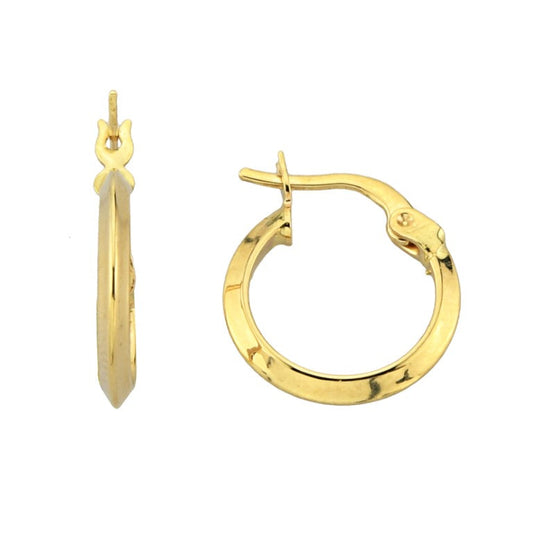 14KY PLAIN GOLD  EARS