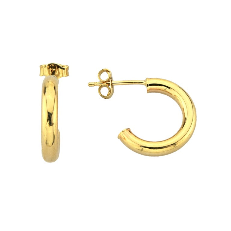 14KY PLAIN GOLD  EARS