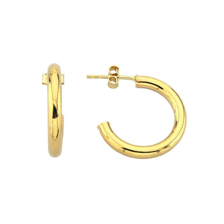 14KY PLAIN GOLD  EARS