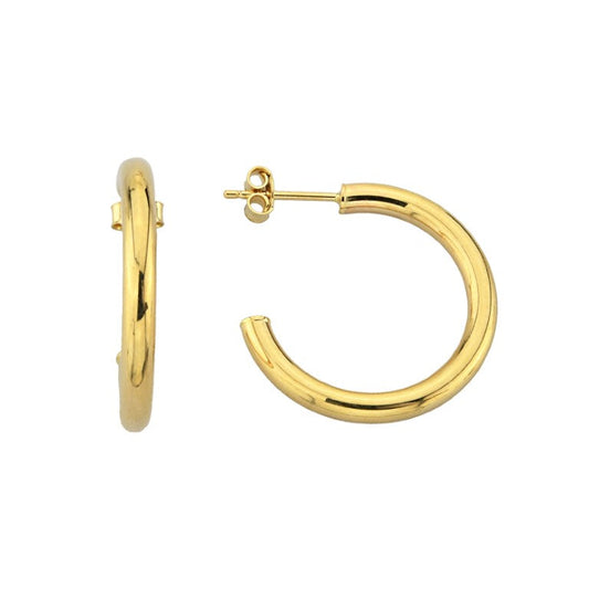 14KY PLAIN GOLD  EARS