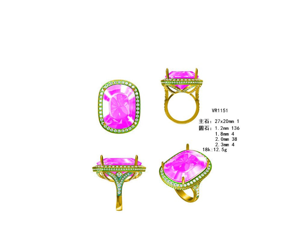W/g 18x13 oval aqua ring_58RD=1.60TW