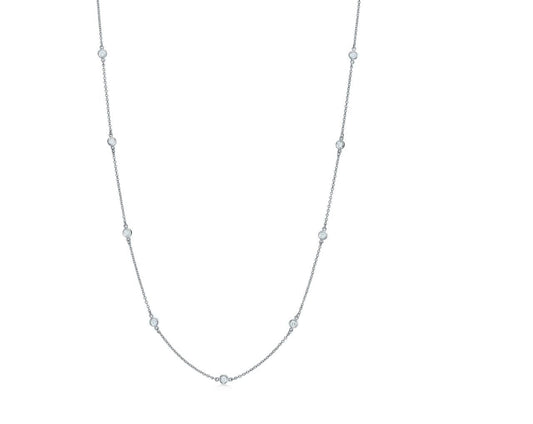 14KW DIAMOND BEZEL SET  NECK
