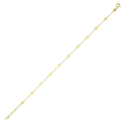 14KY PLAIN GOLD  BRAC