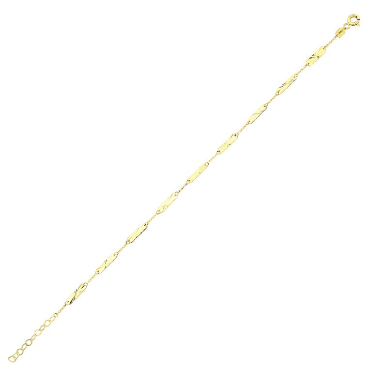 14KY PLAIN GOLD  BRAC