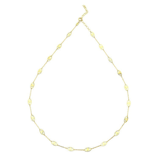 14KY PLAIN GOLD  NECK