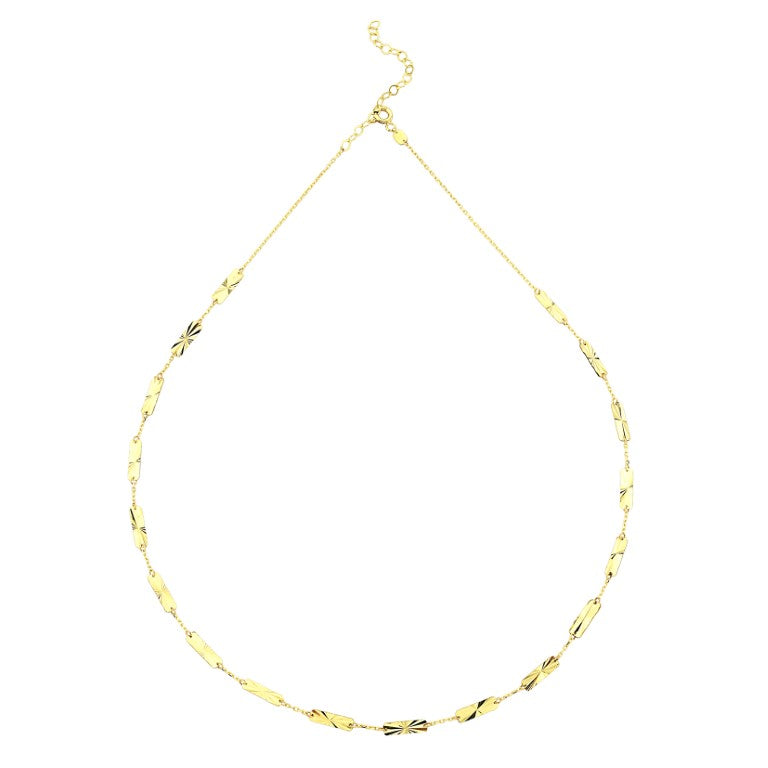 14KY PLAIN GOLD  NECK
