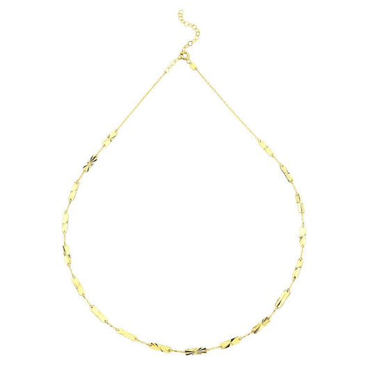14KY PLAIN GOLD  NECK