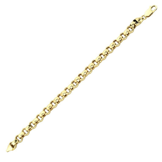 14KY PLAIN GOLD BRAC