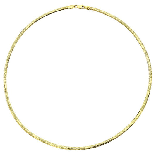 14KY PLAIN GOLD  NECK